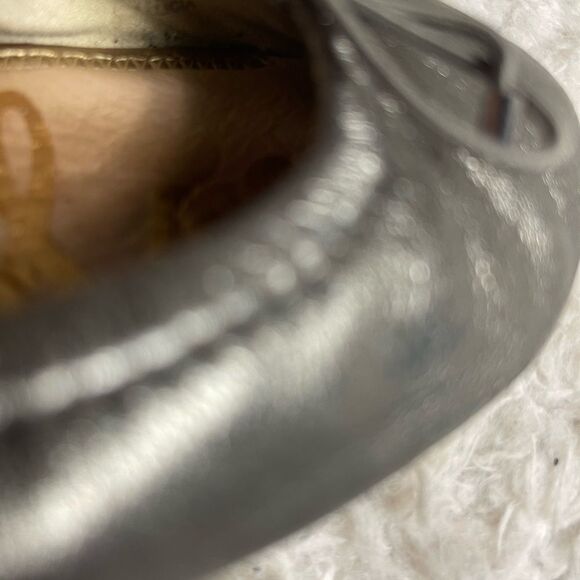 Sam Edelman Silver Flats - Picture 8 of 9